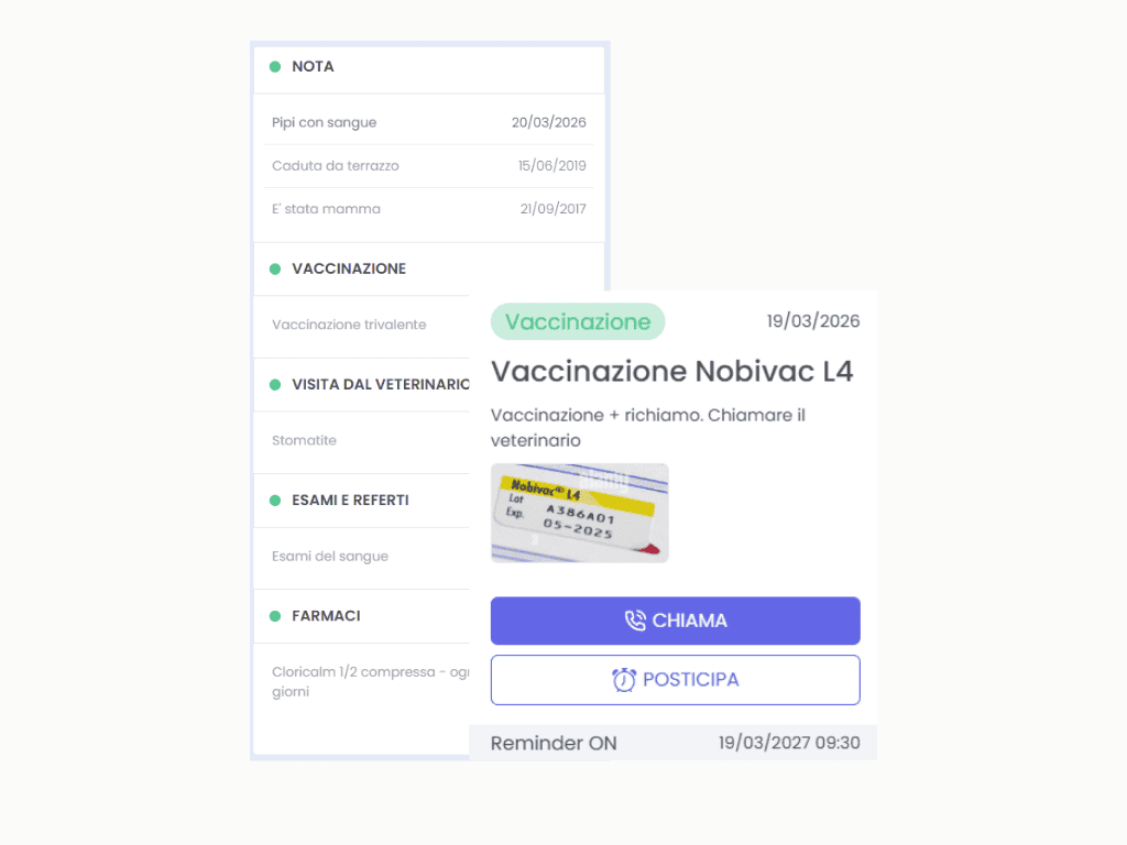 categorie lista - libretto veterinario doctorvet